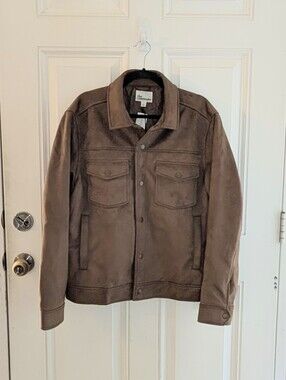 The Commons Sueded Tucker Jacket - L